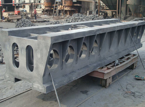 樹脂砂機床橫梁鑄件